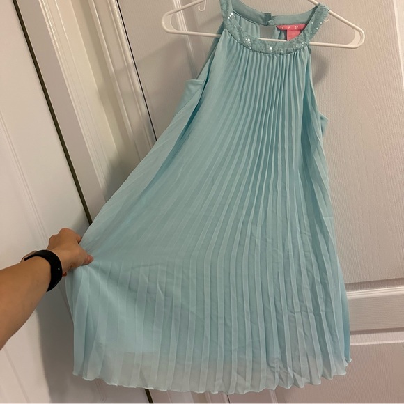 BLUE FORMAL DRESS - Picture 2 of 7